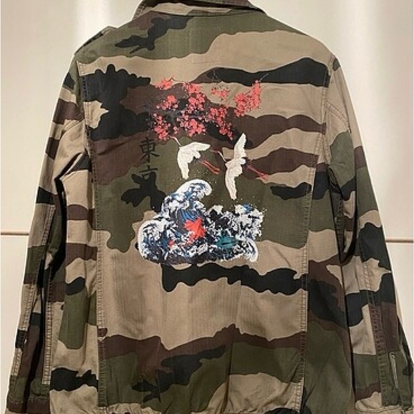 Bershka Casual Camouflage Jacket M - Picture 5 of 7